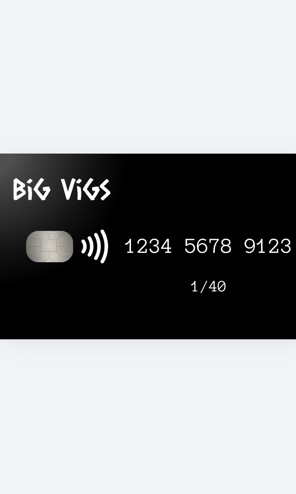 Big Vigs Apparel gift card