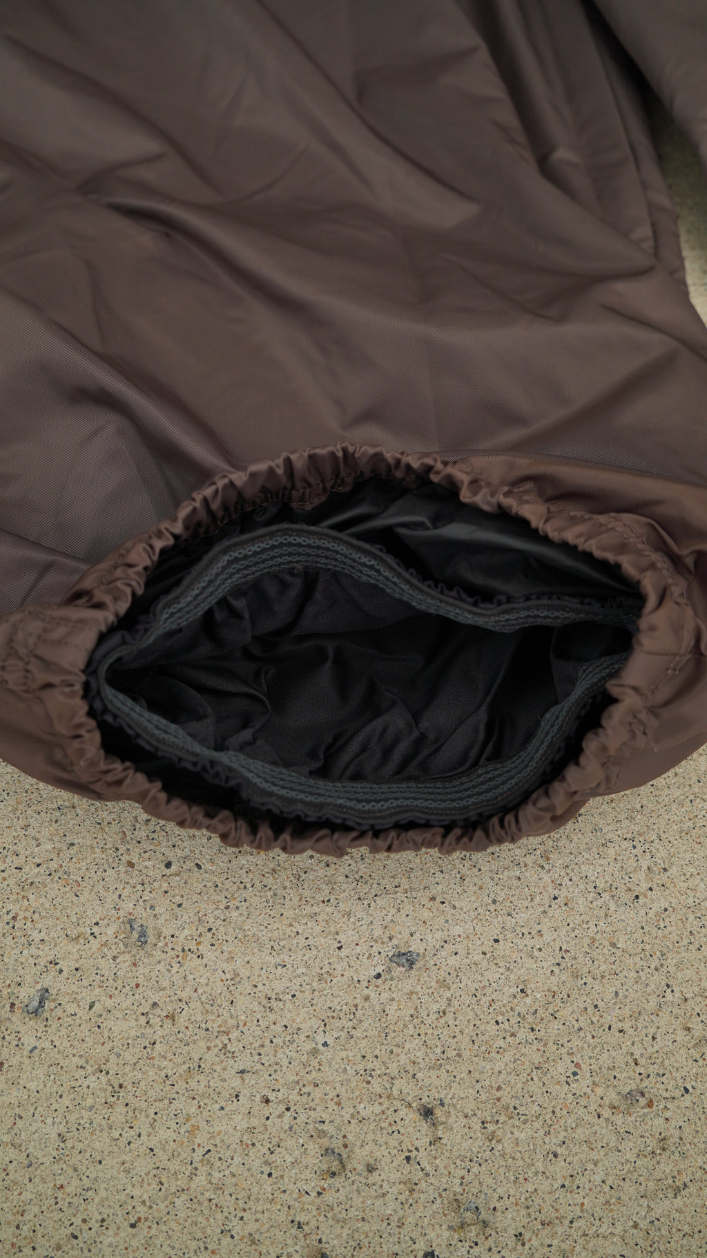 Brown No cargo baggy Snowpants