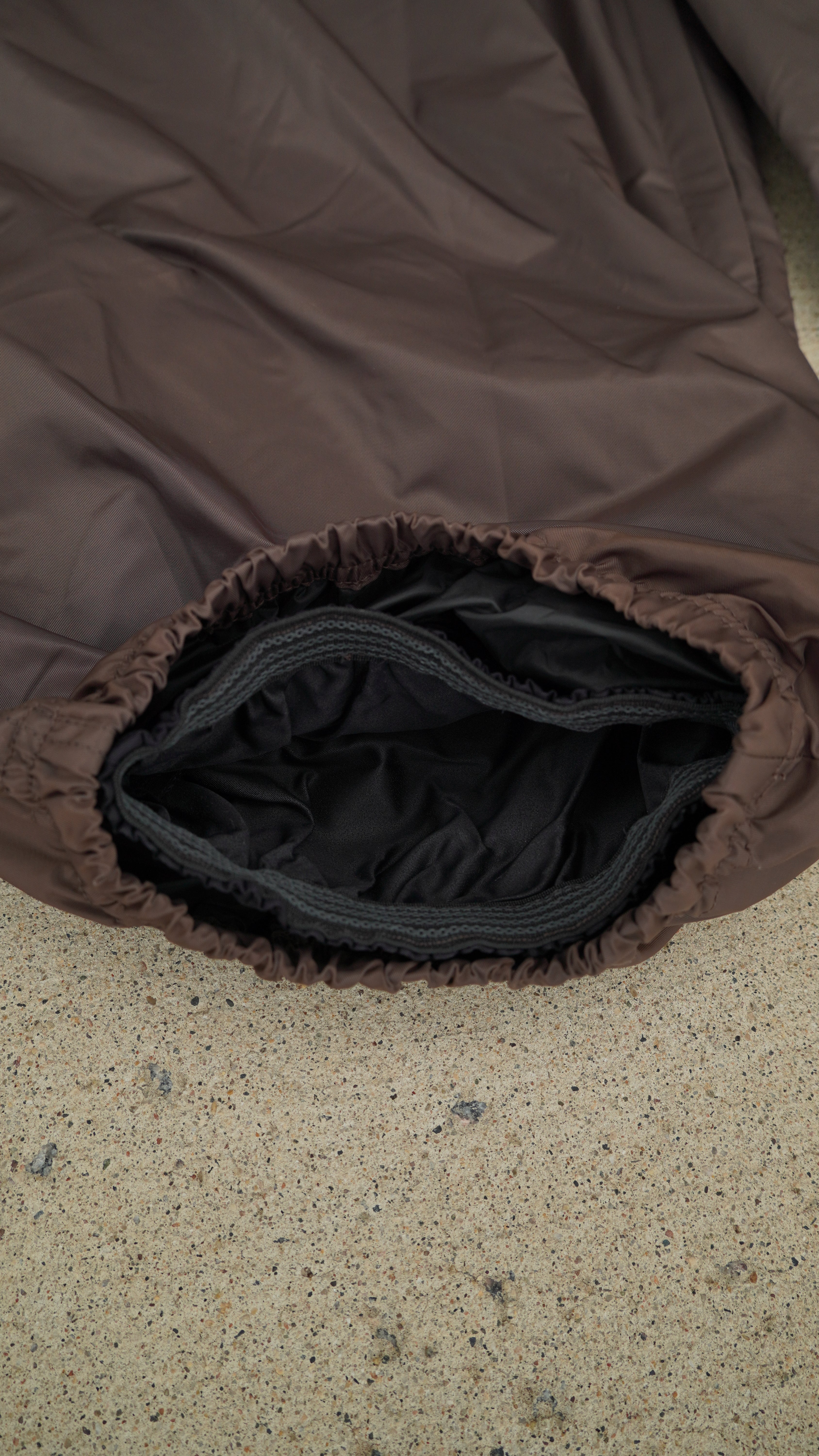 Brown No cargo baggy Snowpants