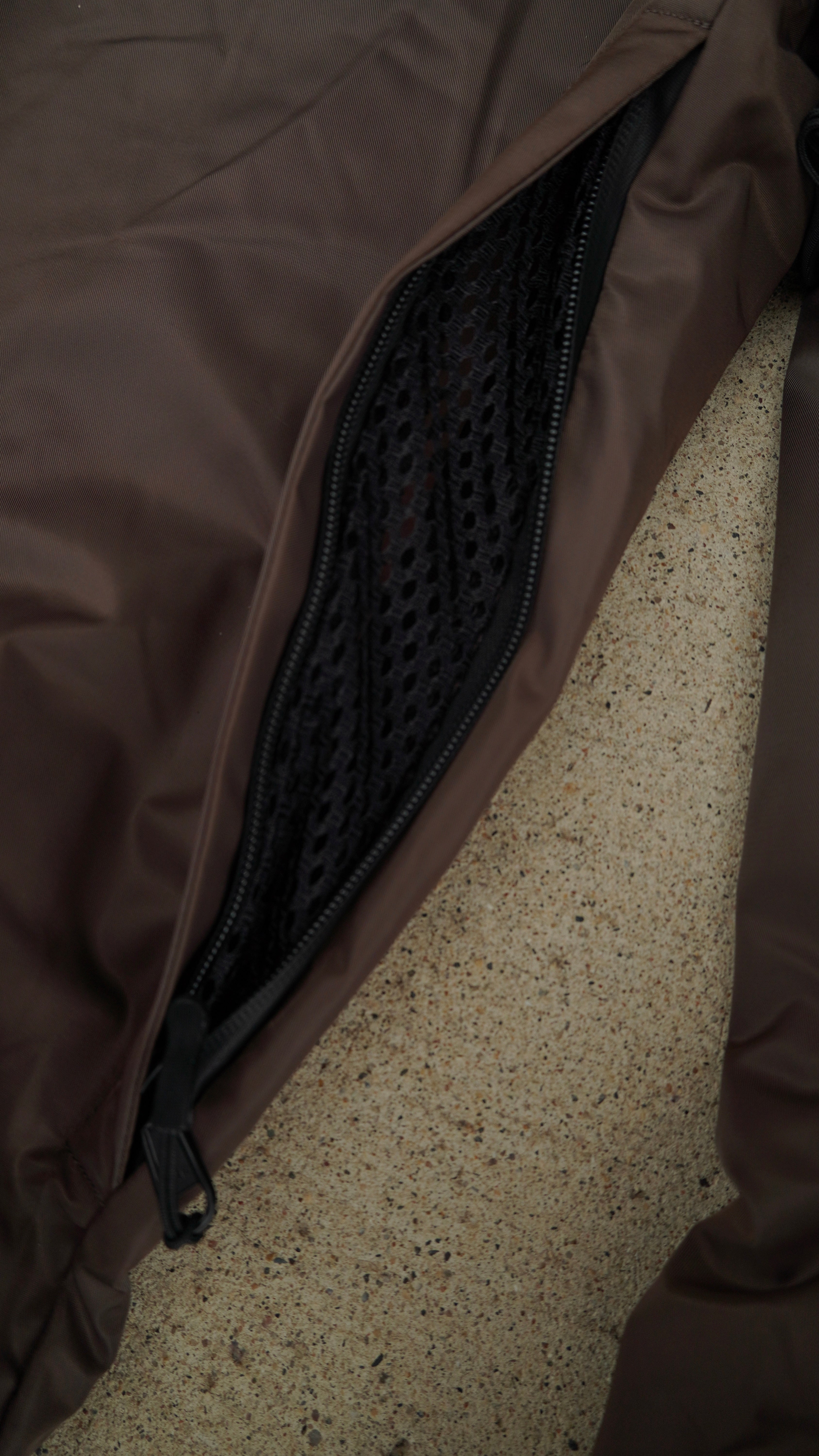 Brown No cargo baggy Snowpants