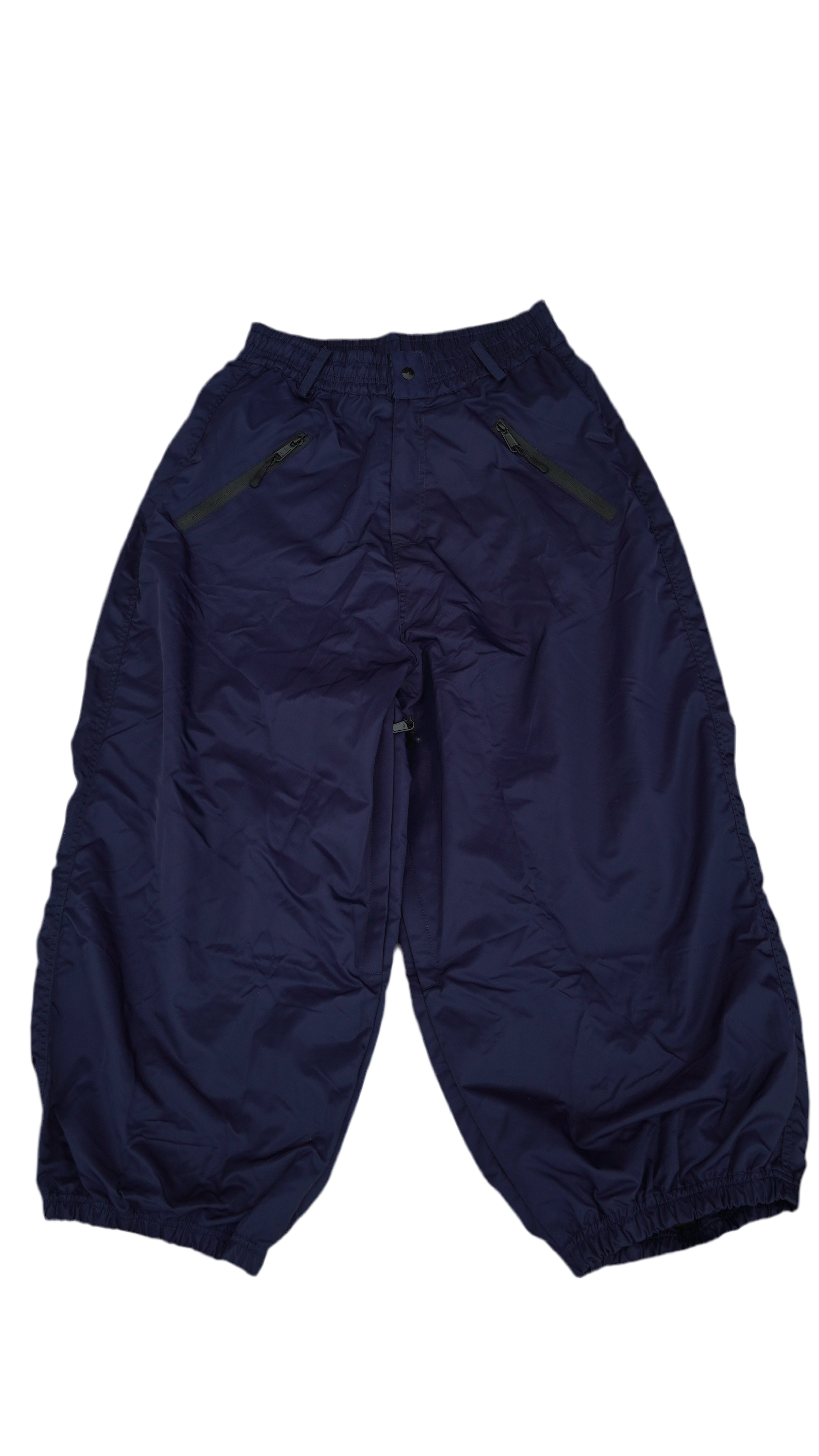 Navy No Cargo Baggy Snowpants
