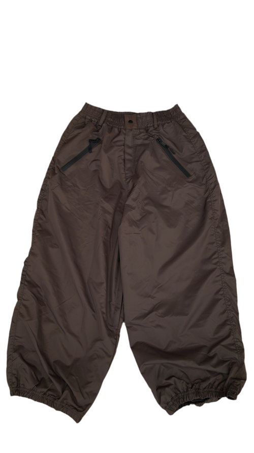 Brown No cargo baggy Snowpants