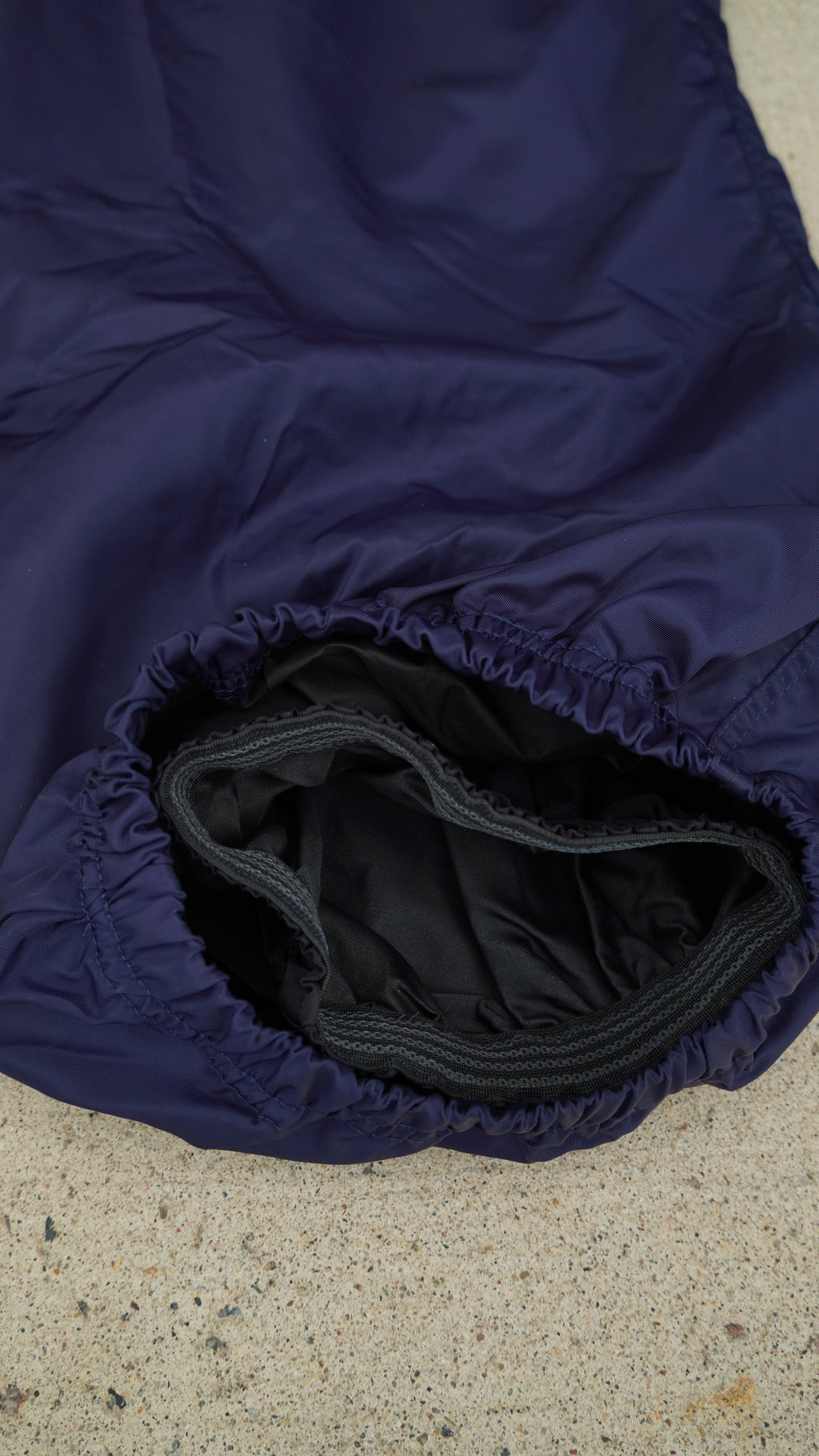 Navy No Cargo Baggy Snowpants